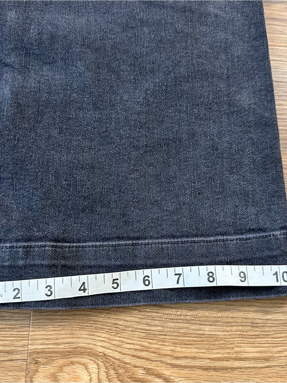 Maeve Colette Cropped Wide Leg Black Denim Pants Jeans Size 28 Stretch Boho EUC - Picture 11 of 11